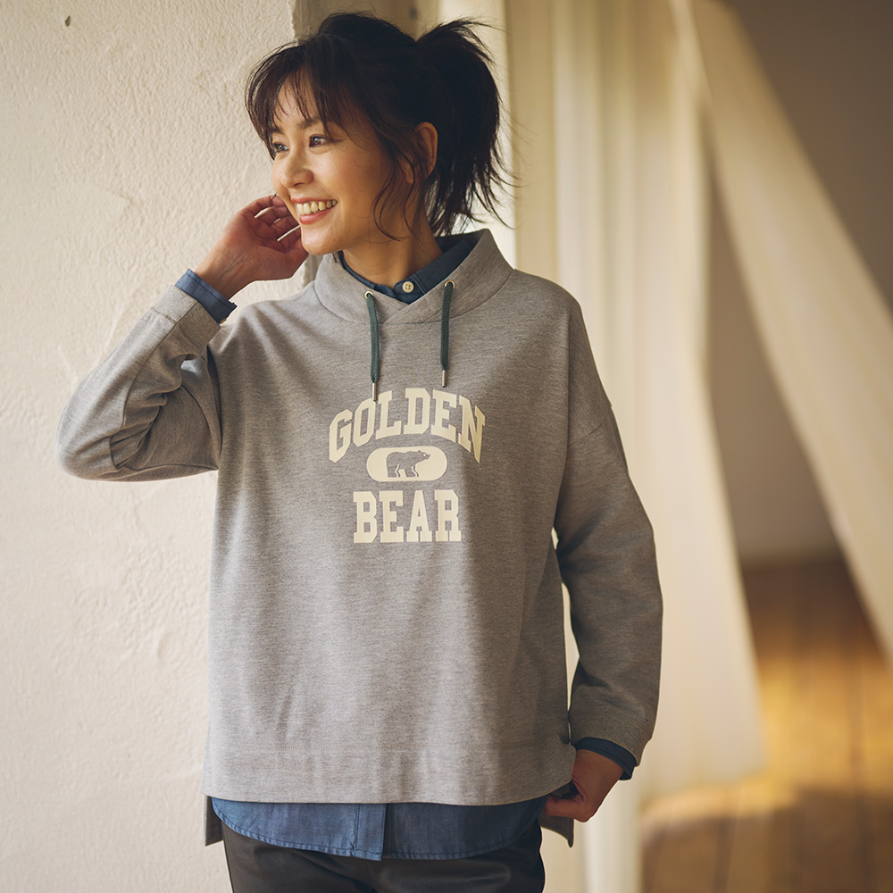 Golden Bear　カレッジロゴプルオーバー
