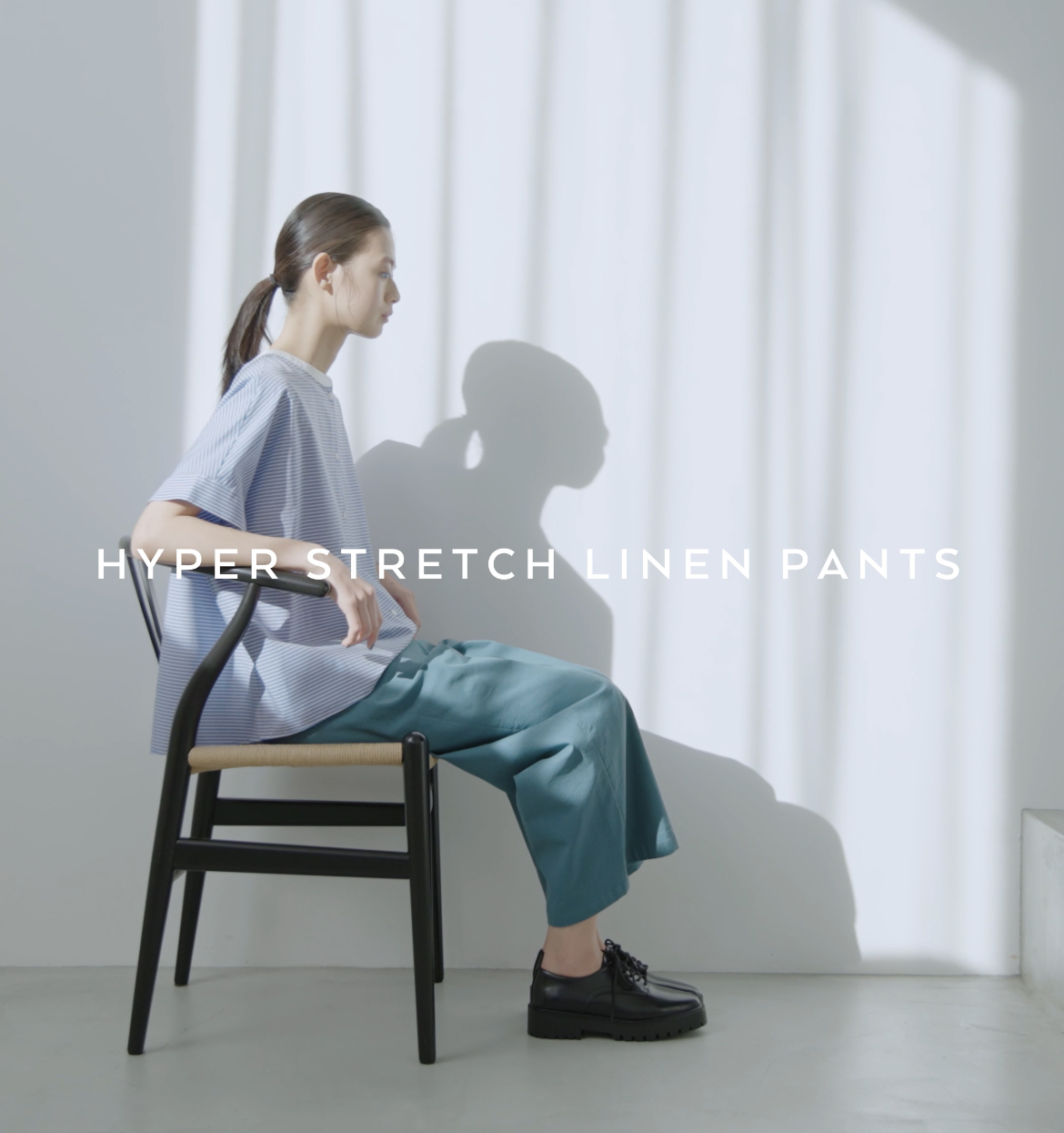 JANTZEN HYPER STRECH LINEN PANTS