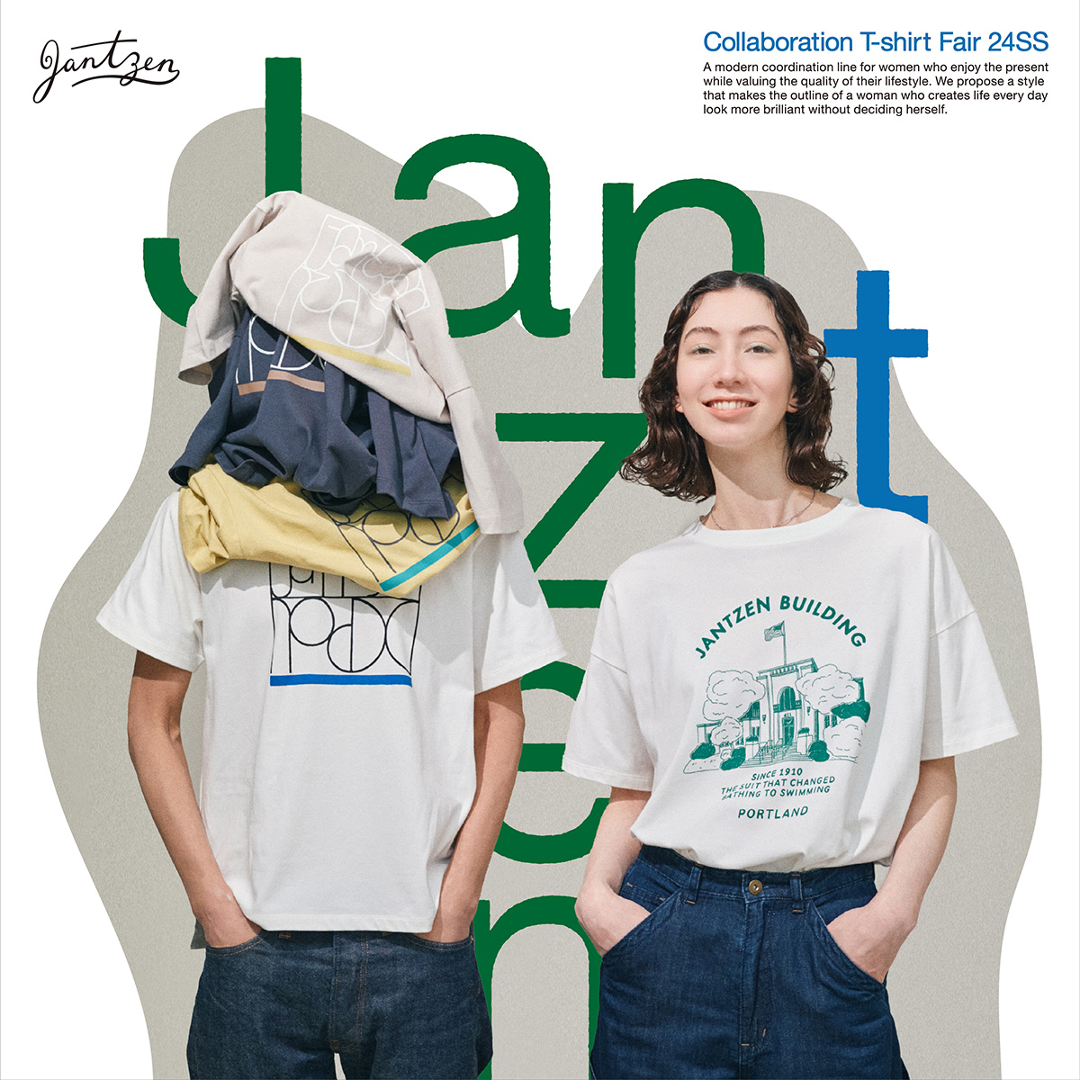 JANTZEN  COLLABORATION T-SHIRT FAIR