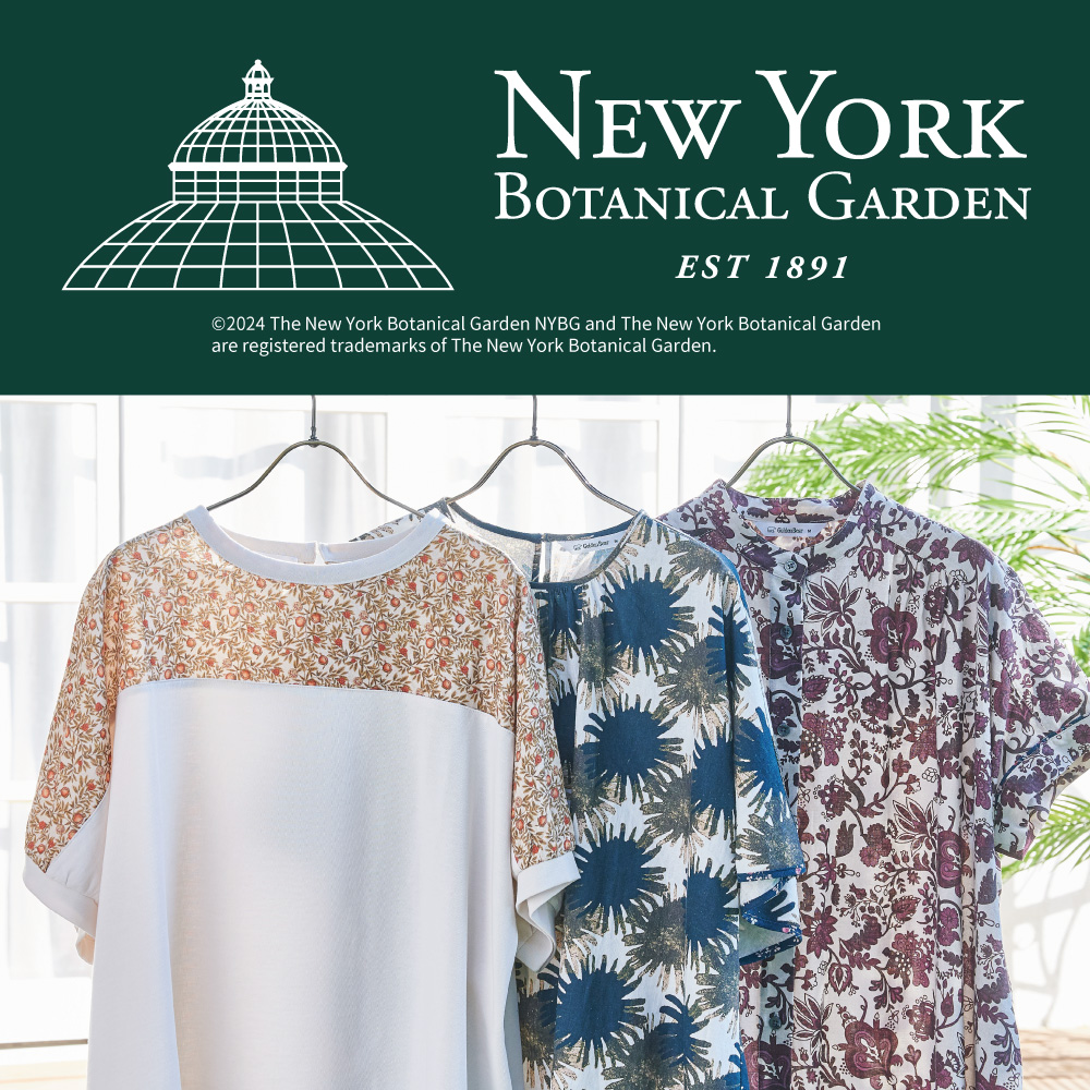 Golden Bear　 THE NEW YORK BOTANICAL GARDEN のフラワー柄コレクションを発売