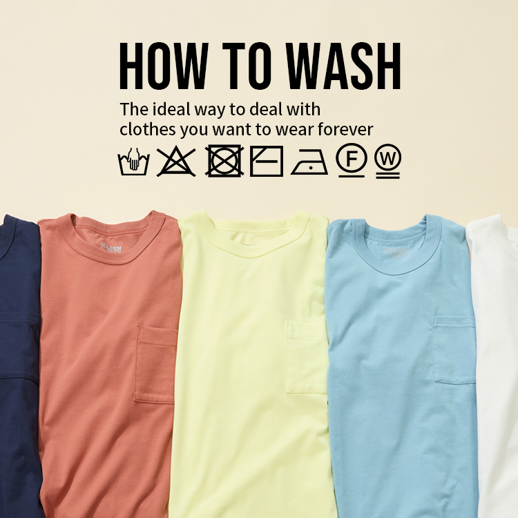 Golden Bear　</br>HOW TO WASH – Tシャツ編 –