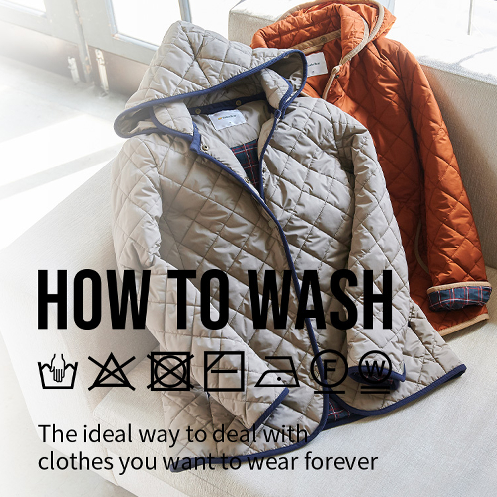 Golden Bear　HOW TO WASH – キルトジャケット編 –