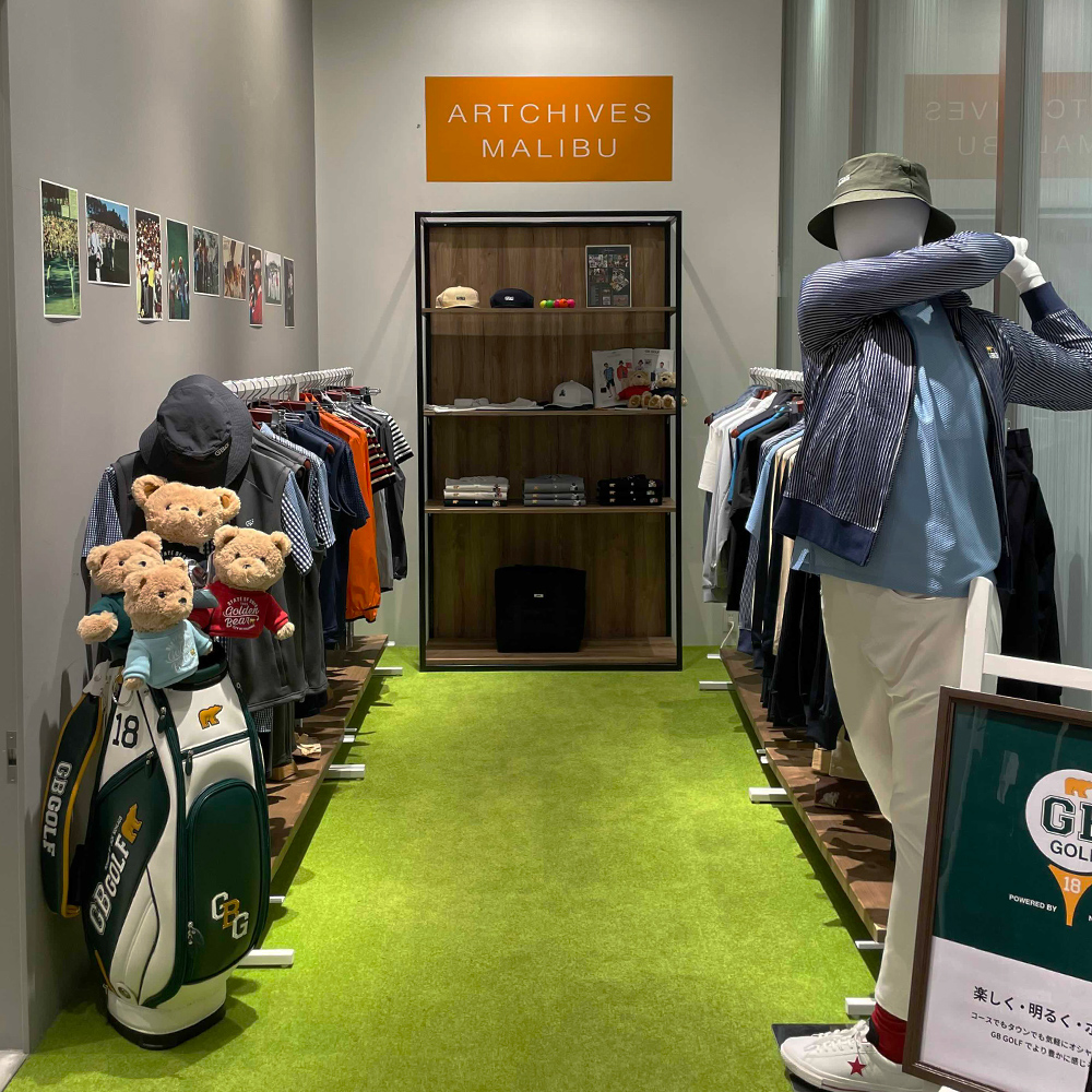 GB GOLF　 玉川高島屋 S.C.　ARTCHIVES MALIBU POP UP STORE OPEN!