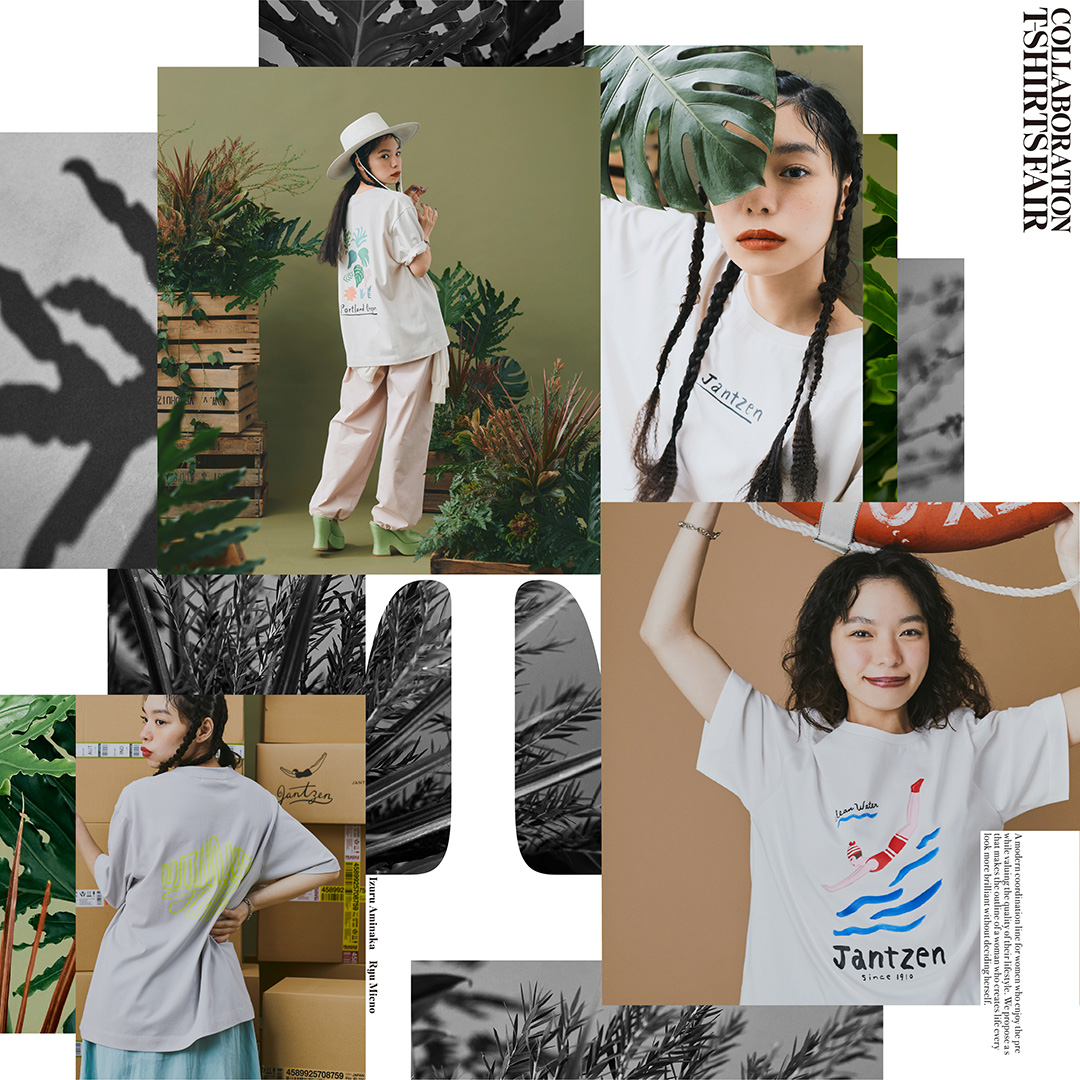JANTZEN  COLLABORATION TSHIRTS FAIR