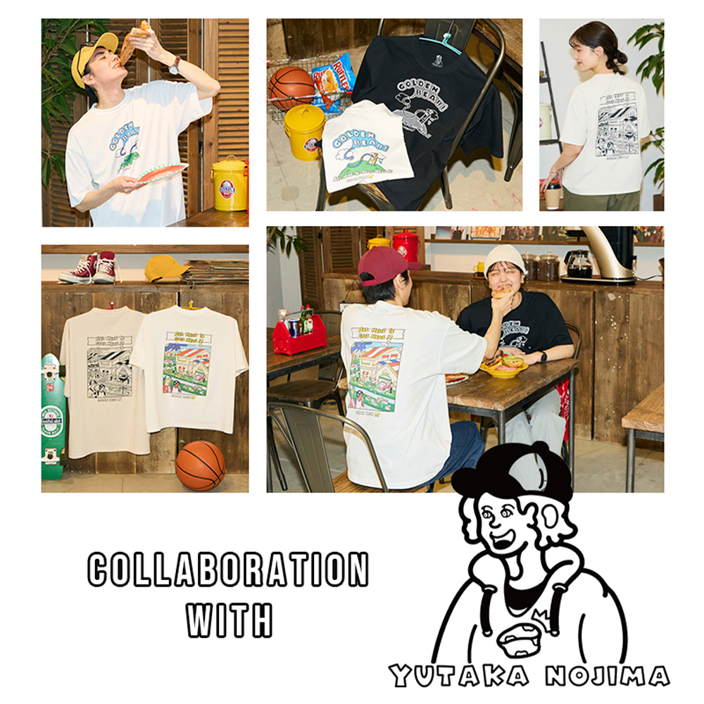 Golden Bear　イラストレーター YUTAKA NOJIMAさんとのコラボレーションTシャツを発売