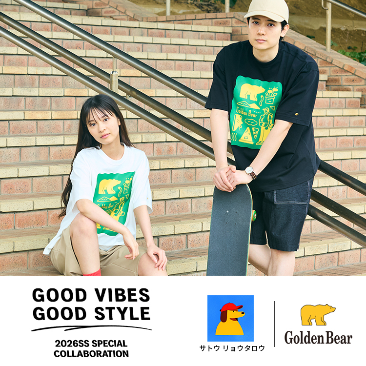 Golden Bear　イラストレーター サトウリョウタロウさんとのコラボレーションTシャツを発売