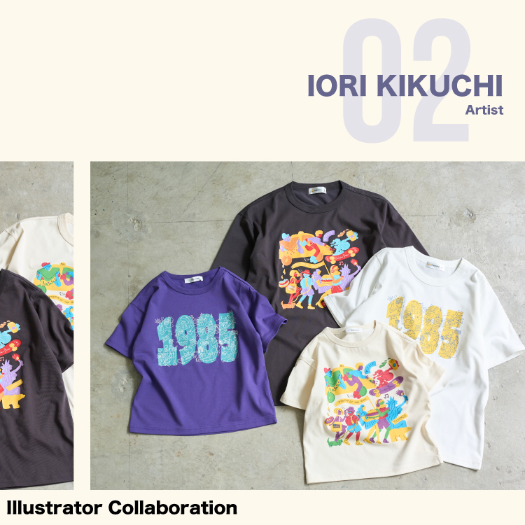 Golden Bear </br>アーティスト IORI KIKUCHIさんとのコラボレーションTシャツを発売